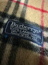 美品 Burberrys LONDON バーバリーロンドン ノバチェック ラムズウール 100% マフラー ベージュ_画像2