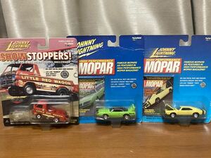 DODGE LITTLE RED WAGON 68 Dodge Charger 70 Prima s Roadrunner super bird 3 pcs. set MOPERmopa- muscle out of print 