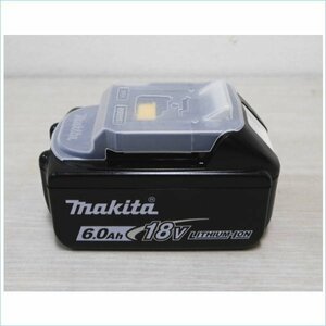 [DSE] (未使用) makita マキタ 純正 18V バッテリー BL1860B 6.0Ah バラシ品 工具