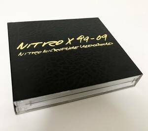 NITRO X 99 - 09 NITRO MICROPHONE UNDERGROUND CD コンプリート盤 DVD付HIPHOP 日本語ラップ ヒップホップ ベストアルバム ステッカー 