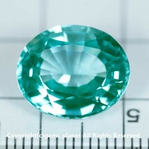 クリックポスト 8.34ct ブルースピネル スイス製 強蛍光シンセティック 528_画像5