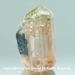 3.53ct バイカラートルマリン原石 コンゴ産 545