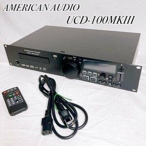 【極美品】AMERICAN AUDIO UCD-100MKⅢ CD&USB AMERICAN AUDIO UCD-100MKⅢ 業務用 　CD&USB MP3