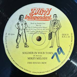 ★Killer Digital 12inch Soldier In Your Town / Mickey Melody