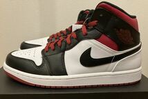 即決30cm NIKE AIR JORDAN1 MID Gym Redナイキ エアジョーダン1 ミッド ジムレッド 新品国内正規品_画像4