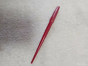 万年筆　プラチナ　　デスクペン　　赤　　長さ17.5センチ　　筆記用具　　文具