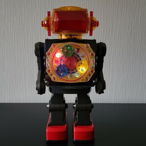 【ヨネザワ玩具・メカロボ】《オリジナル箱付き・古い当時物・ブリキ・プラスチック・ロボット・日本製・米沢玩具》の画像3