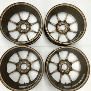 美品 鍛造 RAYS レイズ VR CE28N ボルクレーシング 15インチ ブロンズ 5.5J +45 4H PCD100 FORGED 4本セット シール美品 VOLK 4穴 軽自動車の画像7