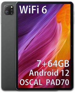 OSCAL PAD70 タブレット 10.1インチ Wi-Fiモデル 7GB RAM+64GB