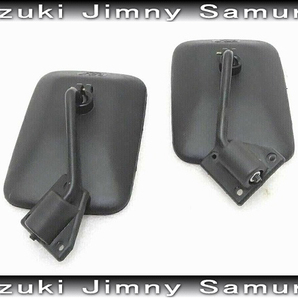 ジムニー サイドミラー ２本セット サムライ仕様レトロミラー JA11 JA12 JA22 JA51 JA71 SJ30 SJ40 ジムニードアミラーの画像1