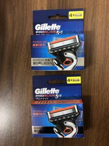 【未使用】Gillette PROGLIDE ジレット プログライド 5＋1 替刃 4コ × 2点