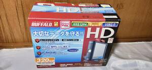 未使用　BUFFALO バッファロー　外付け　HDD　ハードディスク 320G USB HD-HC320IU2 A49