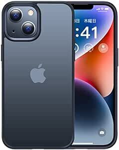 【本体の色・5色】CASEKOO iPhone 14 / 13 用 ケース 耐衝撃 滑り止め 指紋防止 米軍MIL規格 マット仕上