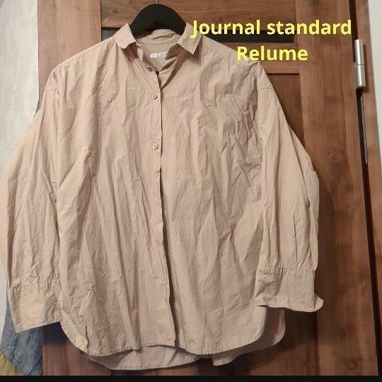 美品 Journal standard relumeくすみピンクシャツ