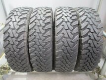 R337　中古タイヤ サマー LT 225/75R16 103/100Q 6PR 夏4本価格！TOYO M/T 2021年 ホワイトレター 法人宛/営業所止め送料無料_画像1