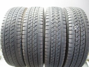 管理番号　R415　中古タイヤ スタッドレス 165R13 6PR LT バリ山冬4本価格！BS VL1 法人宛/営業所止め送料無料 プロボックス サクシード