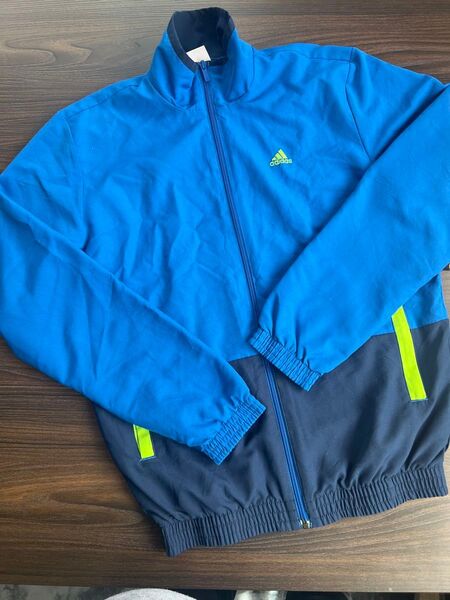 USA古着 adidas ナイロンジャケット ネオンライン S アウター アディダス トラックジャケット