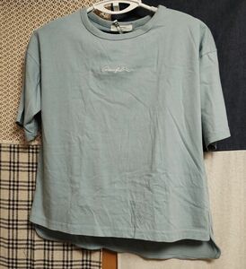 samansa Mos2 blue サマンサモスモスブルー　 半袖Tシャツ　