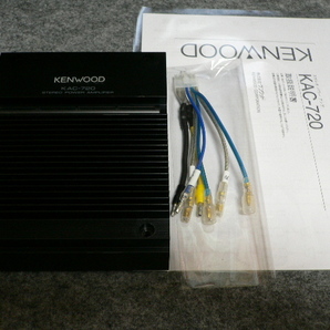 KENWOOD ケンウッド KAC-720 2ch 小型パワーアンプ 部品交換済みの画像10