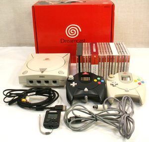 SEGA Sega Dreamcast /doli Cath body * soft * controller ×2* visual memory set goods operation verification ending 