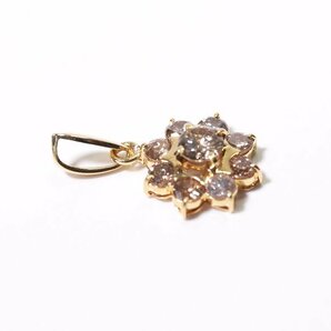 W-9☆K18 ダイヤモンド1.00ct ペンダントトップの画像2