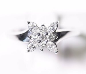 Y-82*K18WG diamond 0.48ct ring 12 number weak 