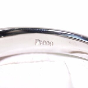 Y-85☆Pt900 ダイヤモンド0.10ct リング 10.5号の画像4