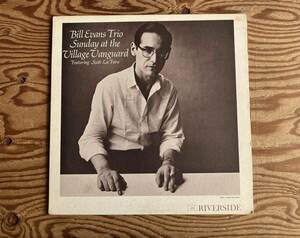 希少 mono 美品 Bill Evans trio Sunday at the village vanguard RLP-376 Riverside ビル エヴァンス スコット ラファロ