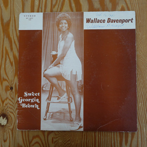 直筆サイン入り レコード USA盤オリジナル WALLACE DAVENPORT「SWEET GEORGEA BROWN」MY JAZZ 135の画像1