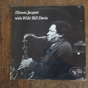 仏 ILLINOIS JACQUET/WITH WILD BILL DAVIS/BLACK AND BLUE 33.044 ジャズ喫茶名盤 渋い内容のワンホーン傑作の画像1