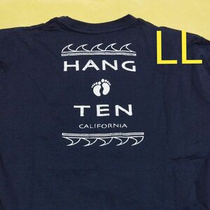 ▼1357　ハンテン　HANGTEN 半袖Tシャツ LLサイズ 濃紺　未使用新品　タグ付　　