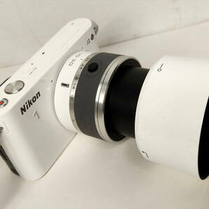 〓 ミラーレス一眼カメラ Nikon 1 J2 ダブルズームキット ニコン ホワイト デジカメ εの画像3