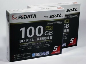 # RiDATA 100GB video recording for BD-R XL 5 sheets pack 2 piece set (BD-R520PW4X.5P SC A)