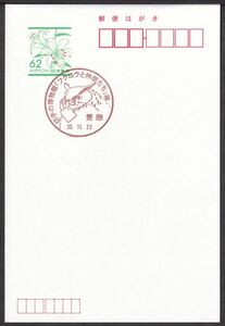 小型印 jca714 切手の博物館「フクロウと仲間たち」展 豊島 平成30年11月23日