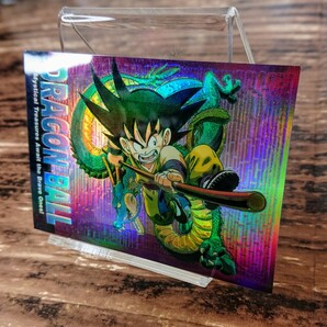 希少 良美品ドラゴンボール カードダス アマダ 公式 USA版 キラ カード まとめ売り 6枚 かぶり無し 究極博入場カード 採用絵 1996年製の画像2