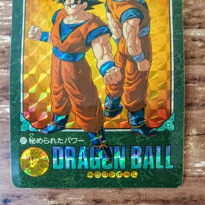 良品 ドラゴンボール カードダス ビジュアルアドベンチャー No.171 秘められたパワー キラ カード 孫悟空の画像4