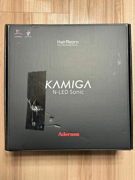 アデランス　スカルプドライヤー　KAMIGA LED SONIC AD-HR03-BL ブラック