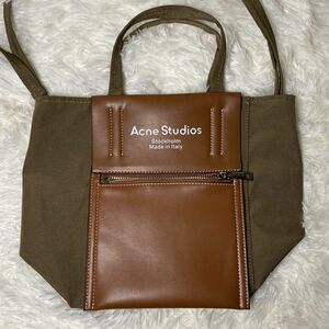 【極美品】　Acne Studios ペイパリーナイロン　トートバッグ　Mサイズ　2WAY ハンドバッグ　ショルダーバッグ　