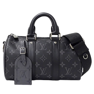 ルイ ヴィトン LOUIS VUITTON バッグ モノグラム エクリプス メンズ ブランド ハンドバッグ ショルダーバッグ キーポル バンドリエール 25