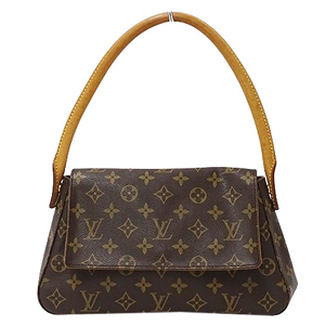 ルイ ヴィトン LOUIS VUITTON バッグ モノグラム レディース ブランド ショルダーバッグ ミニ ルーピング M51147 ブラウン ワンショルダー