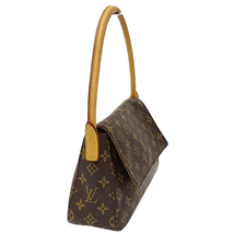 ルイ ヴィトン LOUIS VUITTON バッグ モノグラム レディース ブランド ショルダーバッグ ミニ ルーピング M51147 ブラウン ワンショルダー_画像4