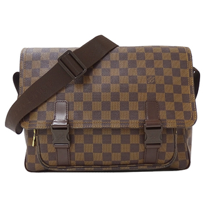 ルイ・ヴィトン LOUIS VUITTON バッグ ダミエ メンズ ブランド ショルダーバッグ メッセンジャーメルヴィ―ル ブラウン N51125 A4 斜めがけ