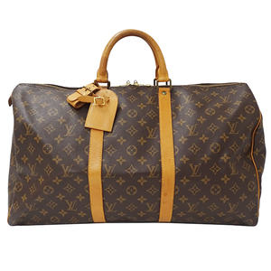 ルイ・ヴィトン LOUIS VUITTON バッグ モノグラム レディース メンズ ブランド ボストンバッグ キーポル50 ブラウン M41426 大きめ 旅行 茶