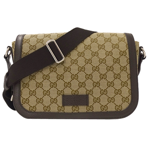 グッチ GUCCI バッグ レディース メンズ ブランド GGキャンバス ショルダーバッグ ブラウン ベージュ 449172 斜めがけ カジュアル 茶色