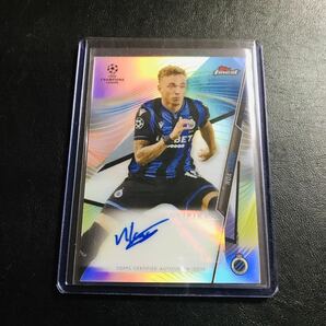 Noa Lang / 2020-21 Topps Finest UEFA Champions League auto 直筆サインカード ノア・ラング オランダ代表の画像1