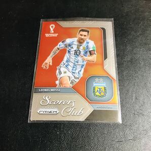 Lionel Messi / 2022 PANINI PRIZM WORLD CUP SOCCER / Scorers Club インサートカード メッシ アルゼンチン代表 バルセロナ PSGの画像1