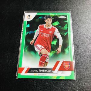 冨安健洋 / 2022-23 Topps Chrome Sapphire UEFA Club Competitions Green #/70 カード 70枚限定 アーセナル アビスパ福岡 日本代表