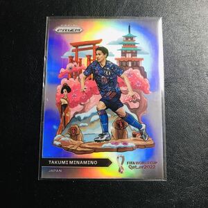 (SSP) 南野拓実 / 2022 PANINI PRIZM WORLD CUP SOCCER / National Landmarks CASE HIT カード 激レア！ 日本代表 サイン無 ※写真要確認