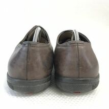 PRADA/プラダ★高級本革/プレーントゥ【8.5/27.0/暗茶/BROWN】ハンドメイド/ビジネス/ドレスシューズ/shoes◆pA-50_画像3