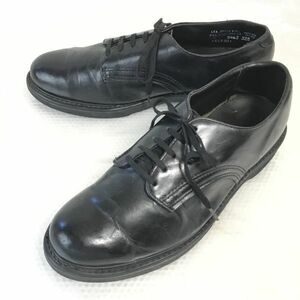 SR/USAタグ★USPS UPC PF1-1812/ポストマンシューズ/90s本物【9EEE/27.0/黒/BLACK】CUSH-N-CREPEソール/POSTMAN SHOES/dress shoes◆pJ-28